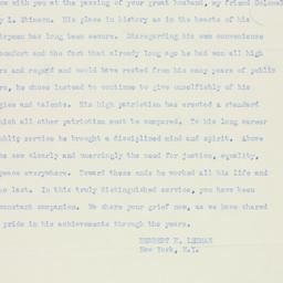 Telegram: 1950 October 21