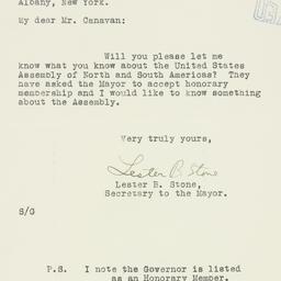 Letter: 1934 May 2