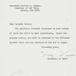 Letter: 1942 March 9