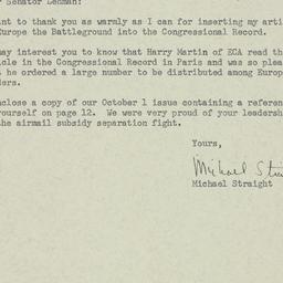 Letter: 1951 September 25