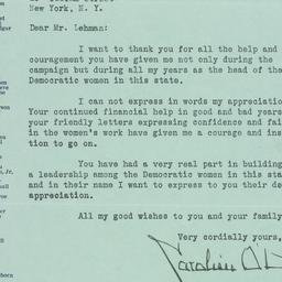 Letter: 1932 November 10