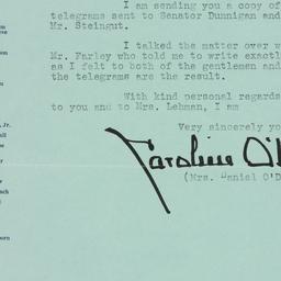 Letter: 1934 February 19