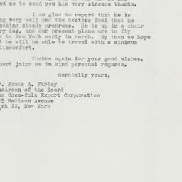 Letter: 1963 February 18
