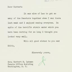 Letter: 1951 September 27