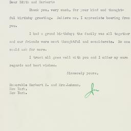 Telegram: 1963 June 13