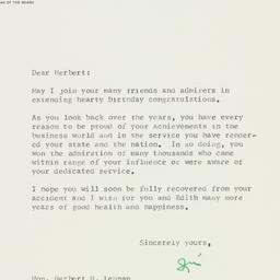 Letter: 1963 March 27