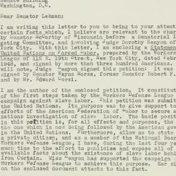 Letter: 1950 March 10