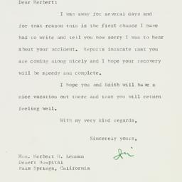 Letter: 1963 February 15