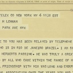 Letter: 1963 December 6