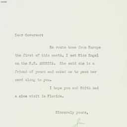 Letter: 1950 November 24