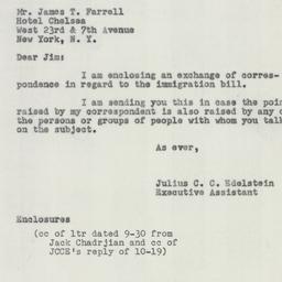 Letter: 1953 October 29