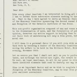Letter: 1950 October 20