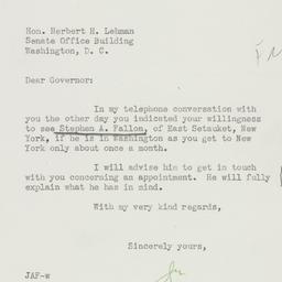 Letter: 1950 February 1