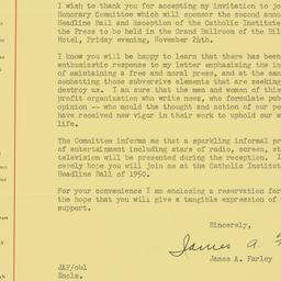 Letter: 1950 November 13
