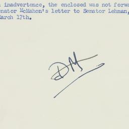 Memorandum: 1950 March 21