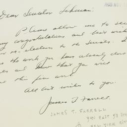 Letter: 1950 November 10