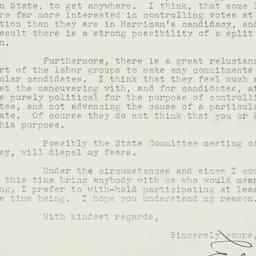 Letter: 1952 April 28