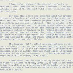 Memorandum: 1956 April 9