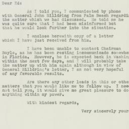 Letter: 1950 November 27