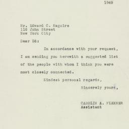 Ephemera: 1949 December 15