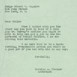 Letter: 1950 November 28