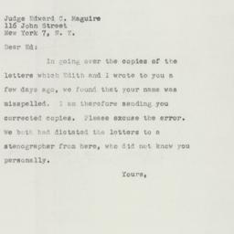 Letter: 1950 November 21