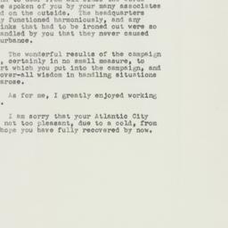 Letter: 1950 November 16
