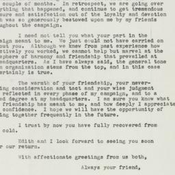 Letter: 1950 November 21