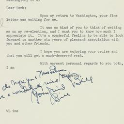 Letter: 1952 November 22