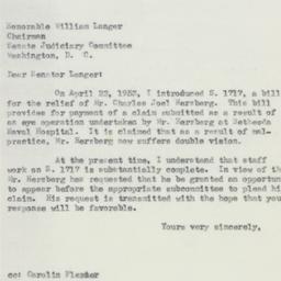 Letter: 1953 July 27