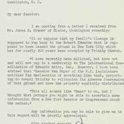 Letter: 1951 March 12