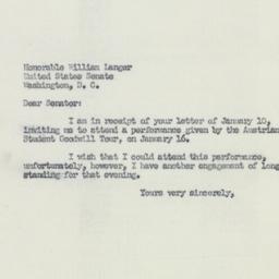 Letter: 1951 January 11