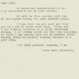 Letter: 1952 November 6
