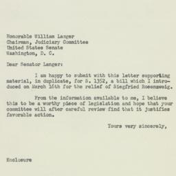 Letter: 1953 March 26