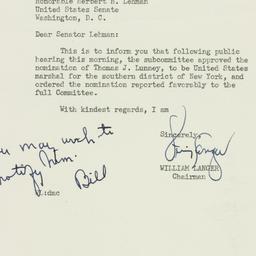 Letter: 1953 July 7