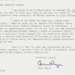 Letter: 1954 December 27