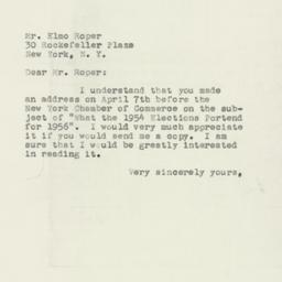 Letter: 1955 April 8