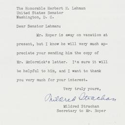 Letter: 1951 February 7