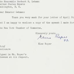 Letter: 1955 April 13