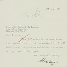 Letter: 1936 May 19