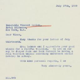 Letter: 1939 July 17