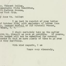 Letter: 1932 October 25