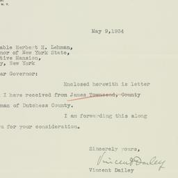 Letter: 1934 May 9