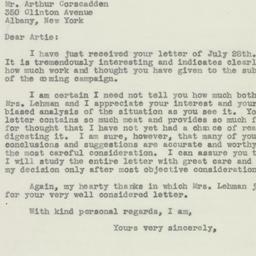 Letter: 1946 August 1