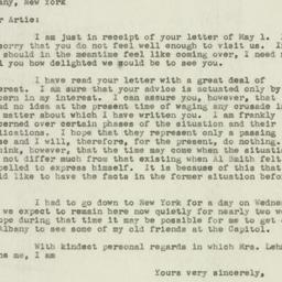 Letter: 1947 May 3