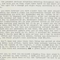 Letter: 1951 February 8