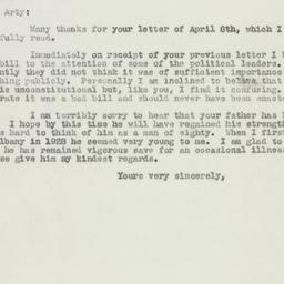 Letter: 1947 April 12