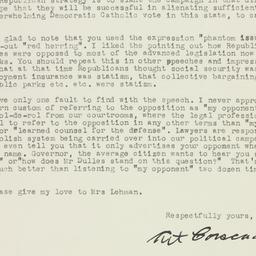 Letter: 1949 September 22