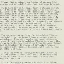 Letter: 1948 January 23