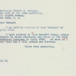 Letter: 1941 April 16